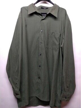 Brandini mens Dress shirt Green XL 040